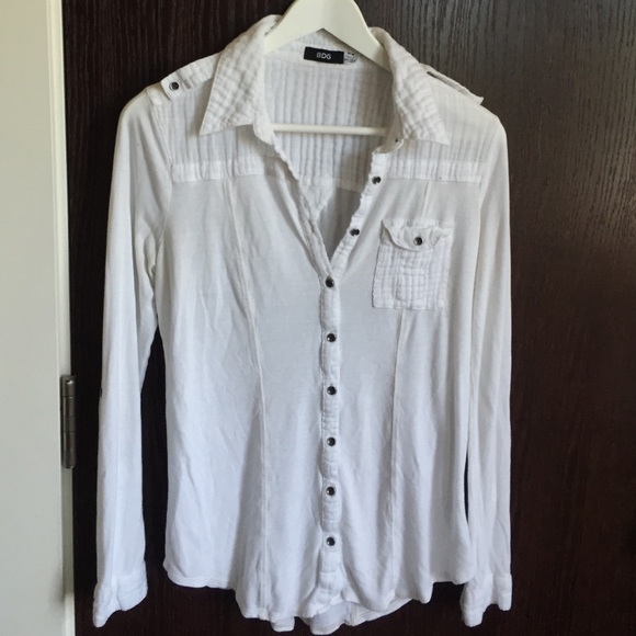 Soft Button Down Top - image 1