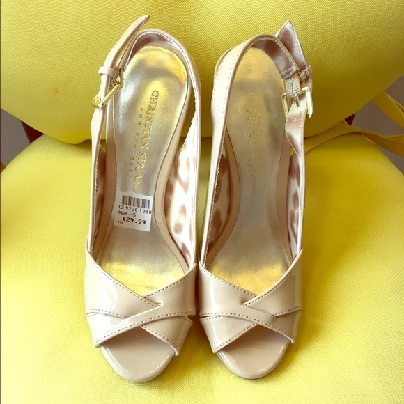 Tan pumps