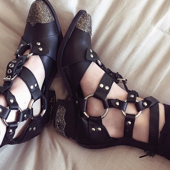 JEFFREY CAMPBELL- Buckled Booties