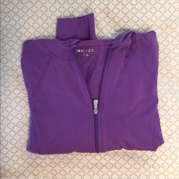 Danskin purple hooded jacket