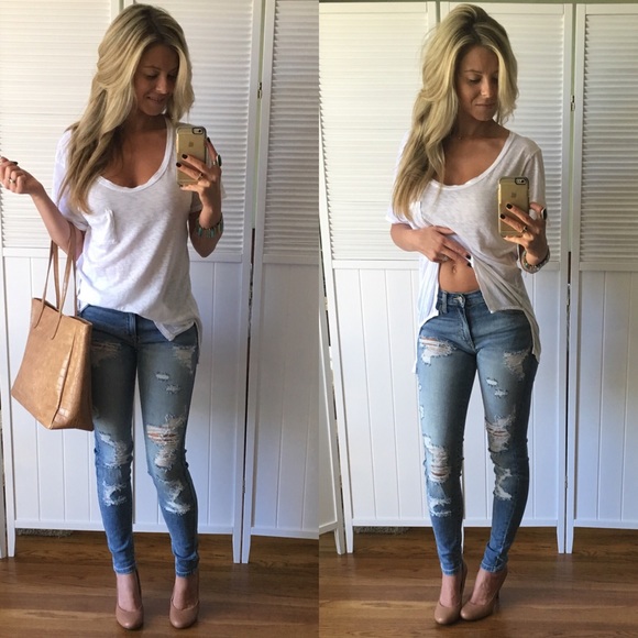 SOLD OUT•Sexy Destroyed Skinnys - Picture 4 of 4