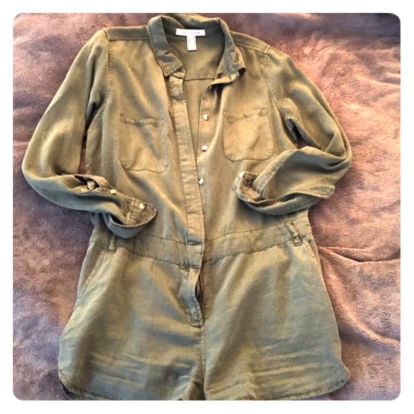 Army Green Romper