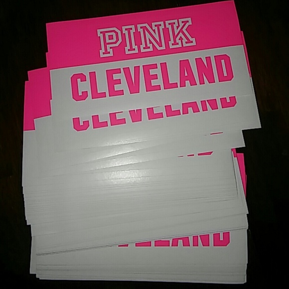 Victoria secret pink CLEVELAND sticker