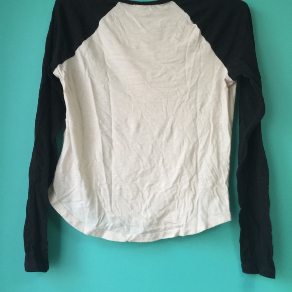 Black and cream baseball tee - Picture 2 of 2