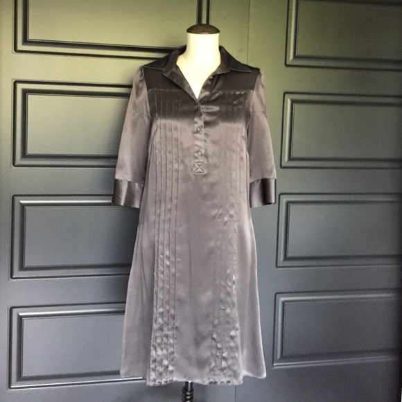 Laundry by Design Dresses & Skirts - NWT Silk Laundry By Design Grey Dress Size 4