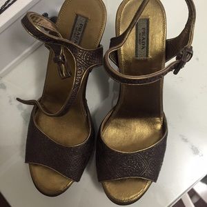 Prada wedges