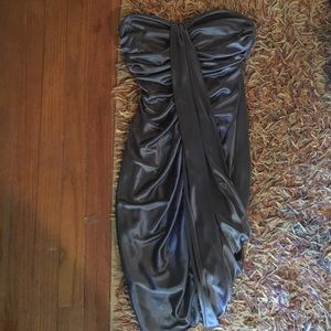 Strapless, tight, short, sexy back dress