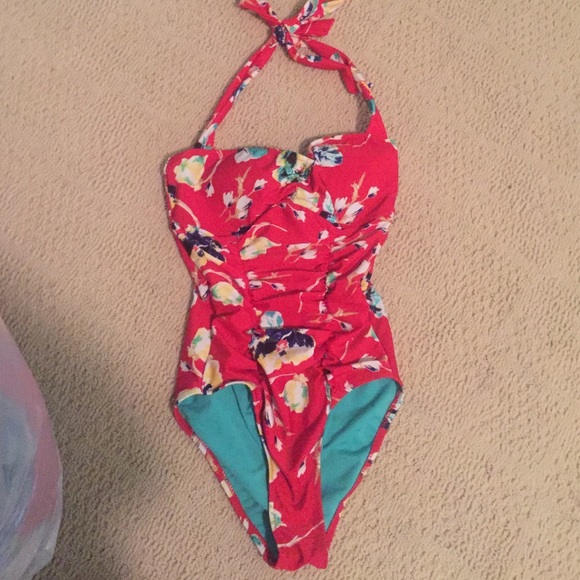 F21 retro, the notebook style floral one piece