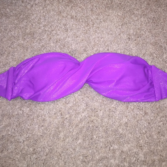 Purple swimsuit top