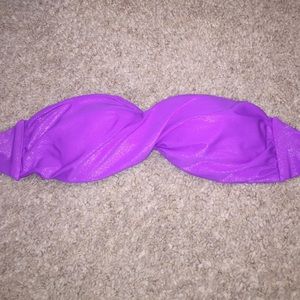 Purple swimsuit top