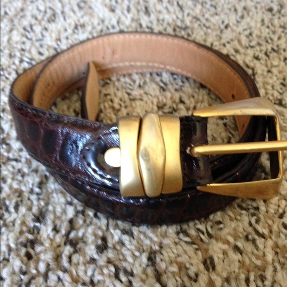 Genuine leather belt - Picture 1 of 4