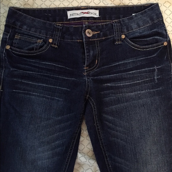 Retro Fox skinny jeans