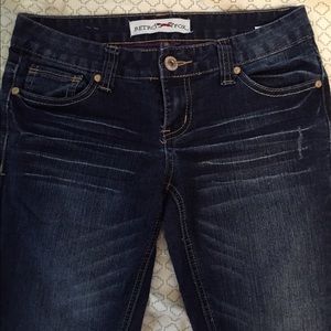 Retro Fox skinny jeans