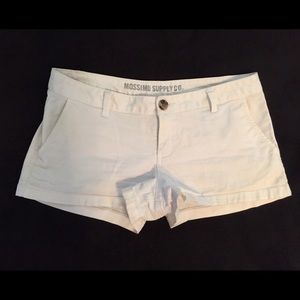 Mossimo Supply Co white shorts