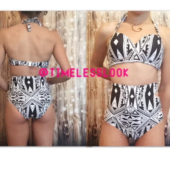 Tribal festival conservative high waisted padded - Picture 3 of 4