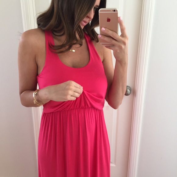 SOLD OUT | Magenta Maxi Dress - Picture 4 of 4