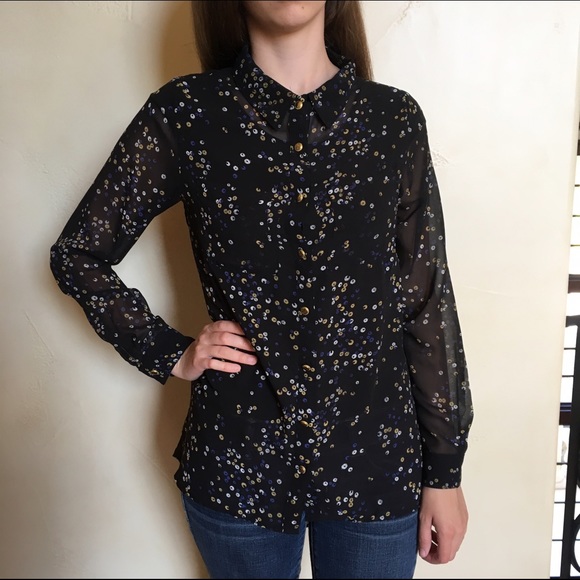 Cotton on black blouse - Picture 1 of 2