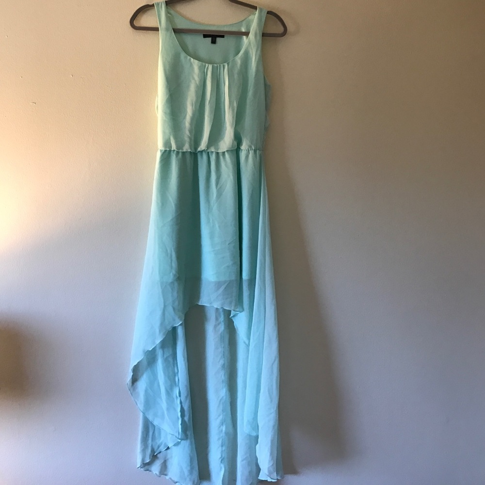 💠Light teal high low dress💠