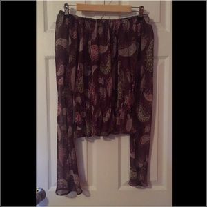 Boho Off The Shoulder Top