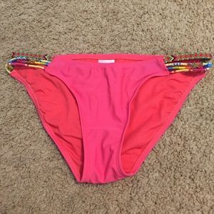Coral swimsuit bottoms