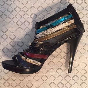 Qupid multicolor high heels