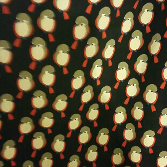 Flowy bird print tank