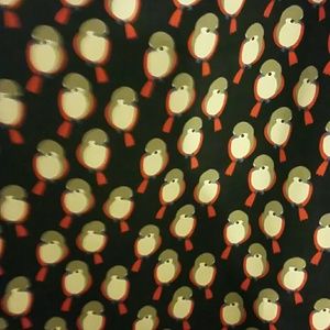 Flowy bird print tank