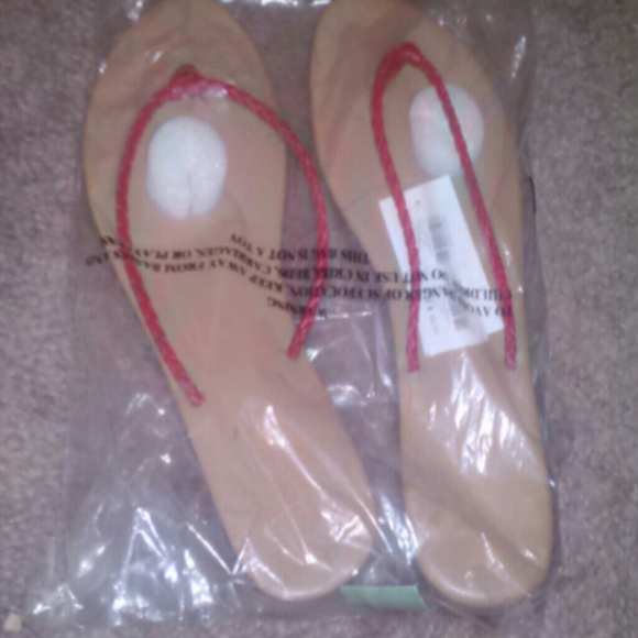 Braided thong sandals