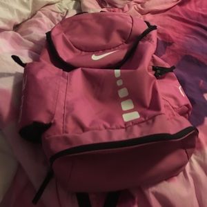 Pink nike elite bag