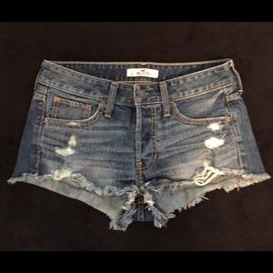 Hollister jean shorts