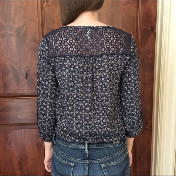 Causal three quarters length sleeve top - Picture 2 of 2