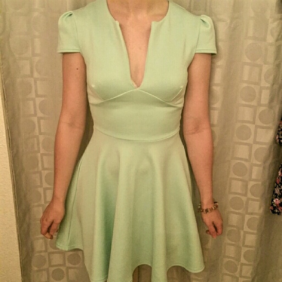 SOLD**Scuba Fit & Flare Dress - Scarlett B. - Picture 3 of 3