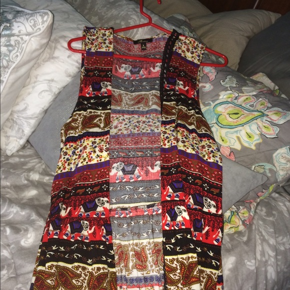 Ankle length cardigan