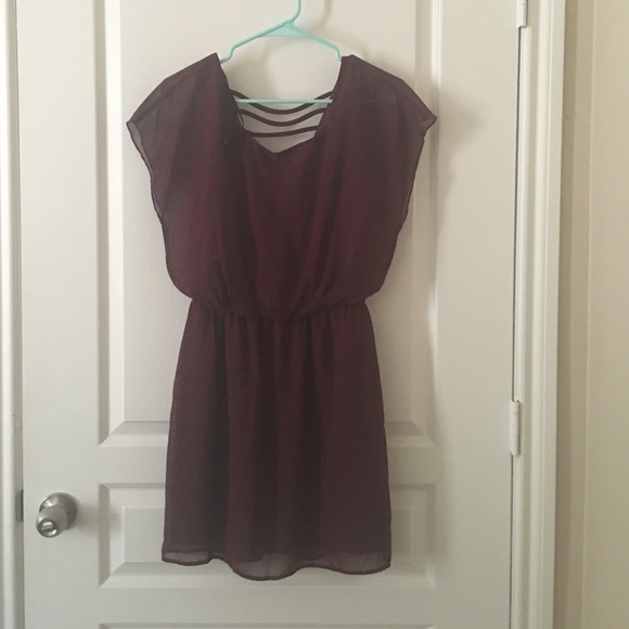 Maroon dress
