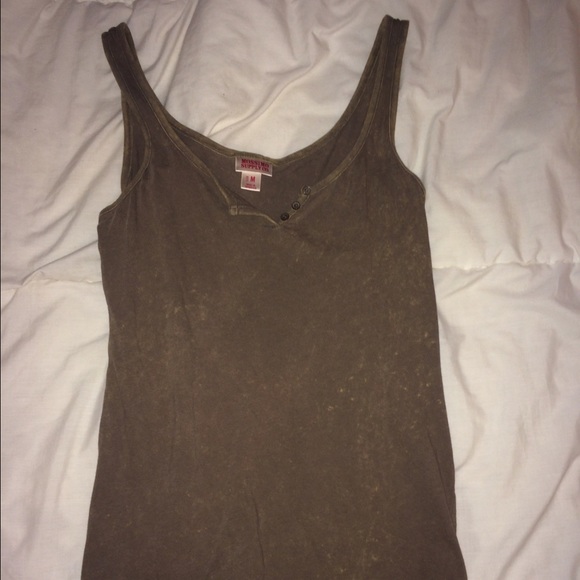 Mossimo brown tank top