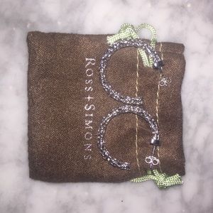 Ross&Simons SS Byzantine Hoop Earrings! Never worn