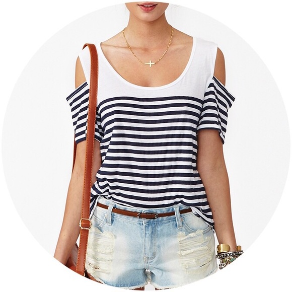 Nasty Gal Tops - MINKPINK Striped Top