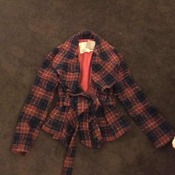 Anthropologie Jackets & Blazers - Anthropologie ruffled coat/blazer