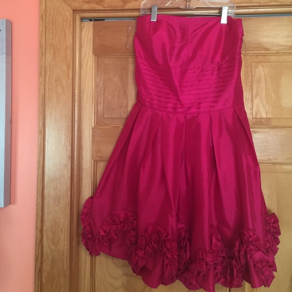 Fuchsia Strapless Dress
