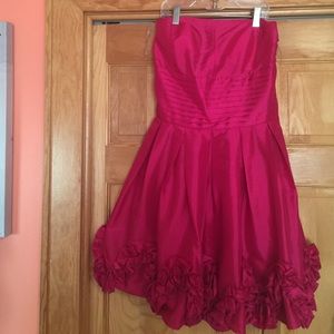 Fuchsia Strapless Dress