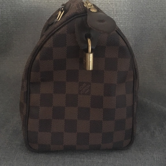 Louis Vuitton Damier Ebene Canvas speedy bag. - Picture 3 of 4