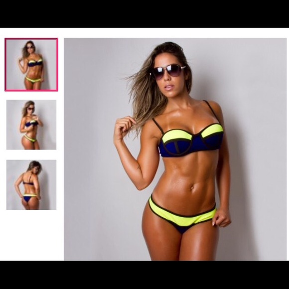 Color block bikini NWT