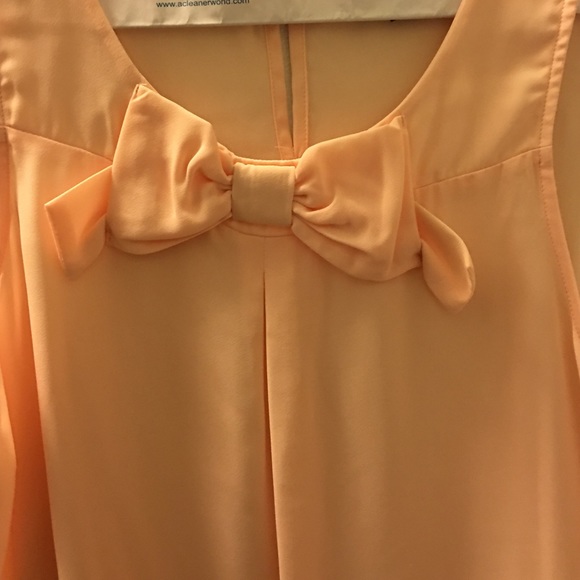 Forever 21 bowtie sleeveless blouse