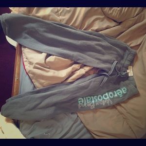 Aeropostale cut off sweat pants