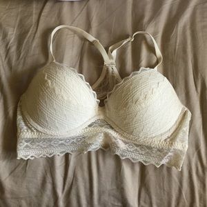 VS Pink lace racer back bra