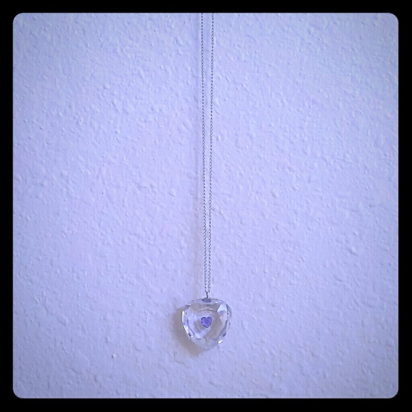 Swarovski crystal heart necklace
