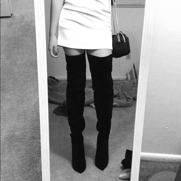 Suade thigh high boots ✨✨