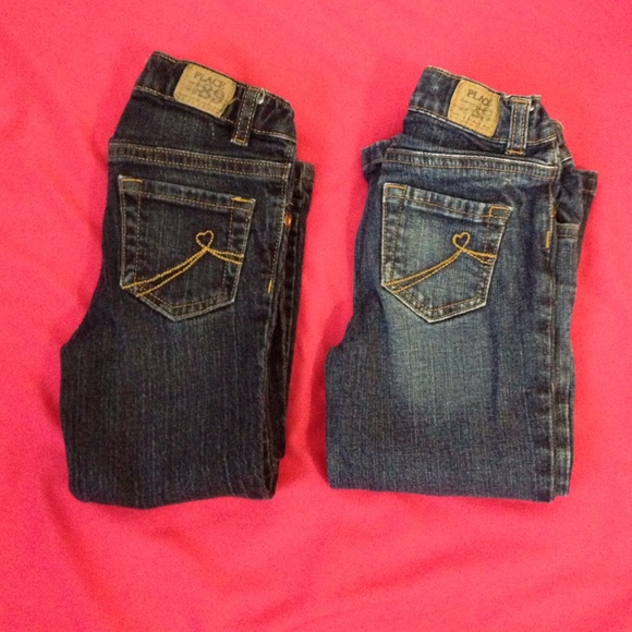 Bondle of 2 jeans for little girls size 4t
