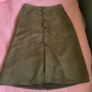 suede skirt