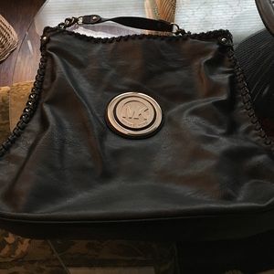 Leather MK handbag